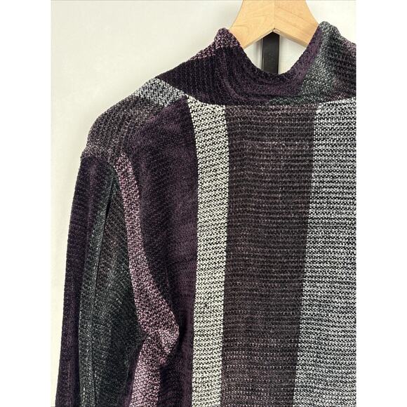 Barbara Holloway Fine Hand Weaving Chenille Cowl Sweater Fits Medium-Large Artsy - Picture 10 of 12